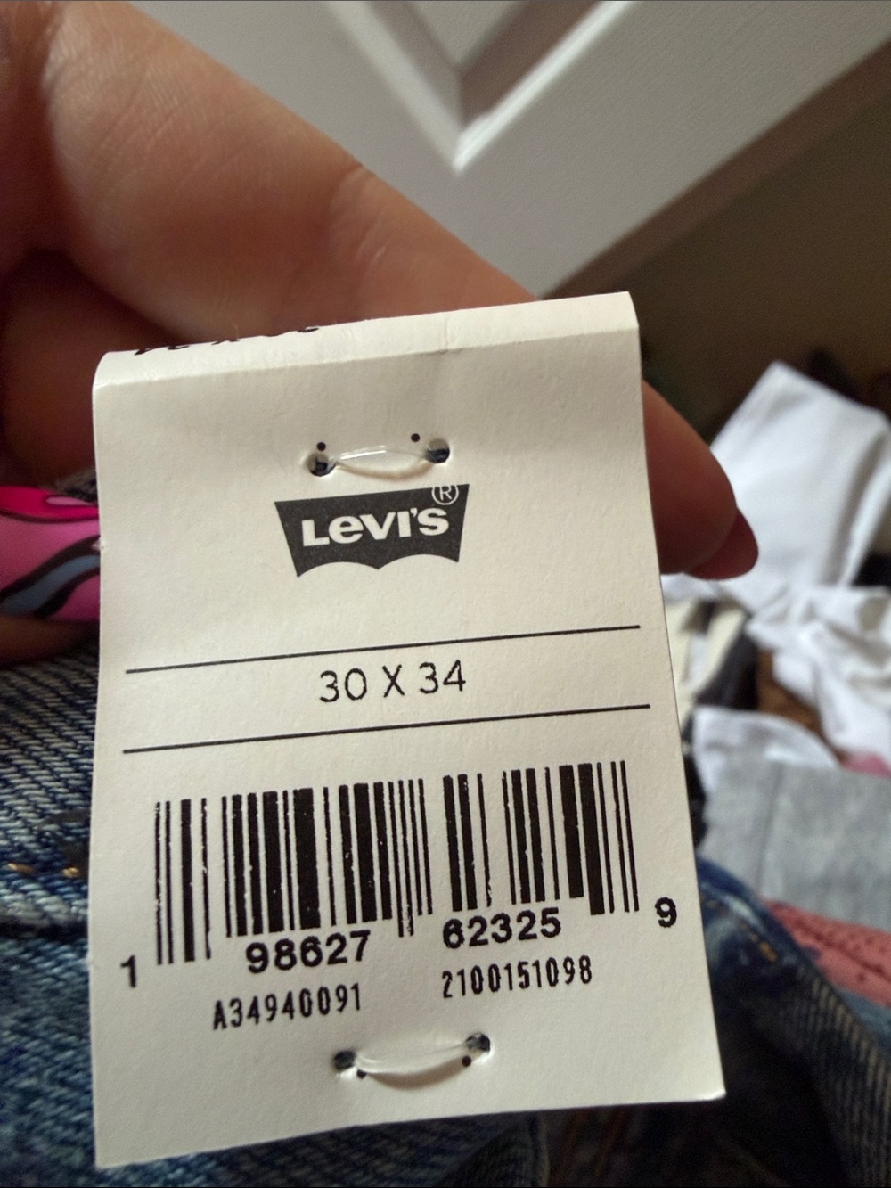 Levi's Light Blue Boyfriend Jeans - Picture 7 of 7